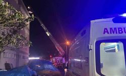 Öğrenci pansiyonunda baca yangını