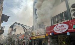 Oyuncakçı dükkanında korkutan yangın