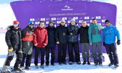 Palandöken'de FIS SBX Snowboard Dünya Kupası zirvesi