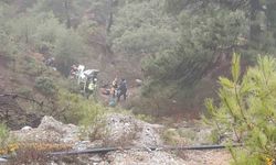 Şarampole uçan araçta 1 kişi öldü, 4 kişi yaralandı