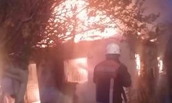 Sobadan çıkan yangın evi kül etti