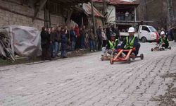 Tahta araba yarışı bu yılda nefesleri kesti