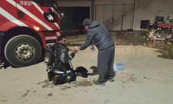 Tekne imalathanesinde yangın