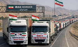 Tacikistan’ın İran’a gönderdiği 110 tırlık insani yardım ulaştı
