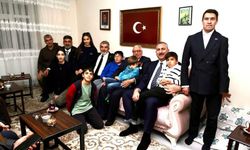 Şehit Ailesine Misafir Oldular