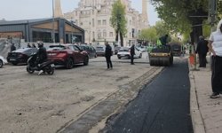 Iğdır Belediye Meydanı’nda Alt Yapı Sonrası Asfalt Çalışması