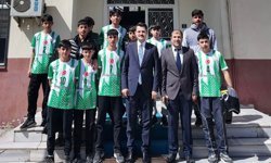 Şampiyonlardan Kaymakam Yılmaz’a Ziyaret