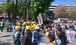 5 aydır maaş alamayan maden işçilerinin  6 gündür açlık grevinde