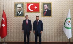 Iğdır İl Özel İdaresi Genel Sekreteri Akkuş’tan Rektör Gürel’e Ziyaret