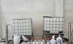 1 Ton etil alkol ele geçirildi