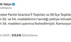 MHP İstanbul İl Teşkilatı ve 39 ilçe teşkilatı birlikte feshedildi