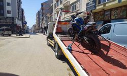 Plakasız triportör ve motosiklete 92 bin TL ceza kesildi