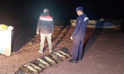 Yasak dönemde kaçak avlananlara 439 bin lira ceza