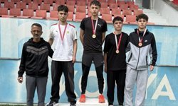 Atletler Konya'dan madalya ile döndü