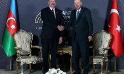 Cumhurbaşkanı Erdoğan, Azerbaycan Cumhurbaşkanı Aliyev ile bir araya geldi