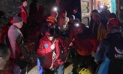 Dağlık alanda uçurumdan düşen genç için ekipler seferber oldu