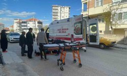 Devrilen motosiklet metrelerce sürüklendi: 1 yaralı