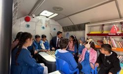 Gezici Kütüphane Cennetabat’ta Öğrencilerle Buluştu