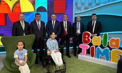 Rektör Gürel’den Kazakistan’da Türkistan TV’ye Ziyaret