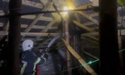 Erzurum'da korkutan yangın