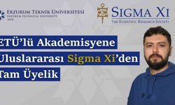 ETÜ'lü akademisyene uluslararası Sigma Xi'den tam üyelik