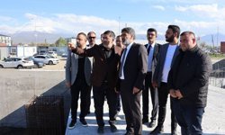 Başkan Ayaz, Yeni Hastane İnşaatını Yerinde İnceledi