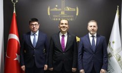 Azerbaycanlı Diplomatlardan Vali Taşolar’a Ziyaret