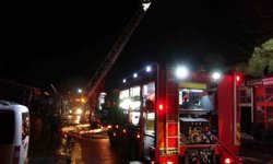 İş yerinde yangın: 2 yaralı