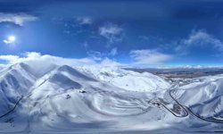 Palandöken beyaz örtüsü ile hayran bıraktı