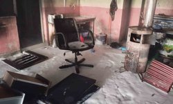 Sobaya dökülen tiner parladı: 1 kişi ağır yaralandı