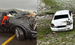 Iğdır Valiliği Koruma Aracı Kars’ın Digor ilçesinde kaza geçirdi