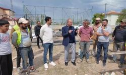 Iğdır'da Şantiyede İşçilerle Başkan Karşı Karşıya Geldi