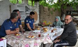 IĞDIR İL EMNİYET MÜDÜRLÜĞÜ’NDEN ŞEHİT AİLELERİ VE GAZİLERE ANLAMLI BAYRAM ZİYARETİ