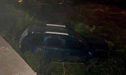 Çıkan araç dereye uçtu, kaza sonrası sürücü kaçtı