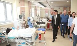Erzurum Şehir Hastanesi'nde bayramlaşma