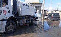 Melekli Belediyesi’nden Yağmur Mesaisi