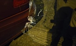 Oto yıkamaya motosikletli saldırı