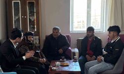 Şehit ailesine bayram ziyareti