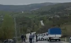 Trafik kazası: 2 yaralı