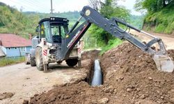 Yığılca Naşlar köyünde altyapı çalışmaları sürüyor