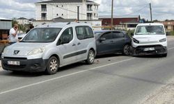 Zincirleme kaza kamerada