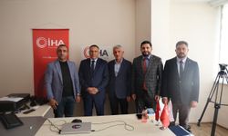 Rektör Gürel'den İHA'ya ziyaret