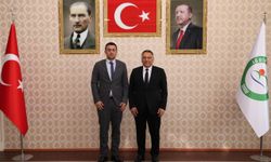 Iğdır 1. Ağır Ceza Mahkemesi Başkanı Mustafa Akbaş’tan Rektör Prof. Dr. Ekrem Gürel’e Veda Ziyareti