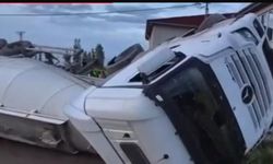 Iğdır'da Beton Mikseri Kanala Devrildi: Sürücü Yaralandı