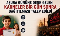 Aşura Gününe Denk Gelen Karnelerin Bir Gün Sonra Dağıtılması Talep Edildi