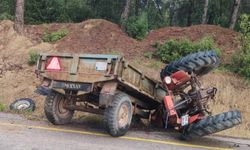 Kazada ağır yaralanan traktör sürücüsü kurtarılamadı