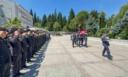 Motosiklet kazasında hayatını kaybeden jandarma personeline son görev