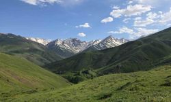 Zirveler beyaz, ovalar rengârenk