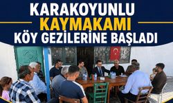Karakoyunlu Kaymakamı Köy Gezilerine Başladı