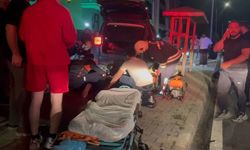 16 yaşındaki motosiklet sürücüsü aracın altında sıkıştı: Ekipler seferber oldu